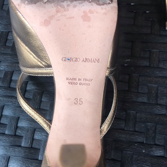 Giorgio Armani mules for sale, size 35 - Picture 4 of 5